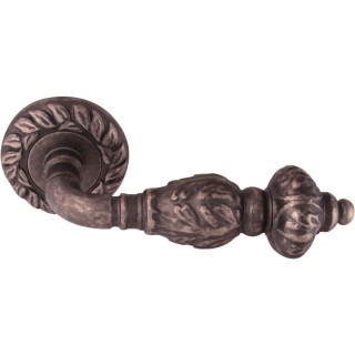 Дверная ручка на розетке Melodia 230 60 мм Gemini Античное серебро Дверная ручка на розетке Melodia 230 60 мм Gemini Античное серебро