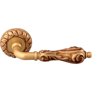 Дверная ручка на розетке 229 60 мм Libra Французское золото Дверная ручка на розетке 229 60 мм Libra Французское золото