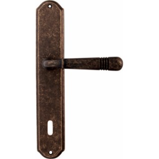 Дверная ручка на планке Melodia 293/131 Cab Alpha Античная бронза