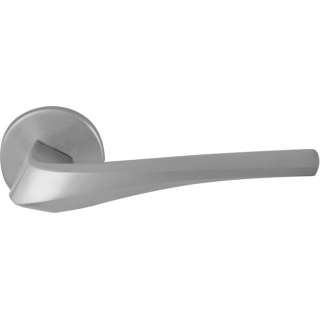 Дверная ручка на розетке 278R Minerva Матовый хром (FIXA)