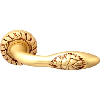 Дверная ручка на розетке 243 60 мм Rosa Французское золото Дверная ручка на розетке 243 60 мм Rosa Французское золото