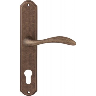 Дверная ручка на планке Melodia 132/131 Cyl Laguna Античная бронза Дверная ручка на планке Melodia 132/131 Cyl Laguna Античная бронза