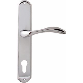 Дверная ручка на планке 132/131 Cyl Laguna Полированный хром Дверная ручка на планке 132/131 Cyl Laguna Полированный хром