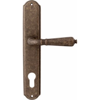 Дверная ручка на планке 130/131 Cyl Antik Античная бронза Дверная ручка на планке 130/131 Cyl Antik Античная бронза