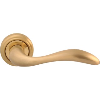 Дверная ручка на розетке 132 V Laguna Матовая латунь/латунь Дверная ручка на розетке 132 V Laguna Матовая латунь/латунь