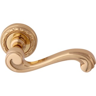 Дверная ручка на розетке Melodia 225 D Cagliari Полированная латунь Дверная ручка на розетке Melodia 225 D Cagliari Полированная латунь
