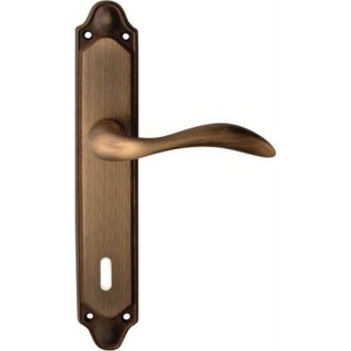 Дверная ручка на планке Melodia 132/158 Cab Laguna Матовая бронза Дверная ручка на планке Melodia 132/158 Cab Laguna Матовая бронза