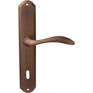 Дверная ручка на планке Melodia 132/131 Cab Laguna Матовая бронза Дверная ручка на планке Melodia 132/131 Cab Laguna Матовая бронза