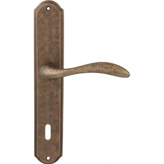 Дверная ручка на планке Melodia 132/131 Cab Laguna Античная бронза Дверная ручка на планке Melodia 132/131 Cab Laguna Античная бронза