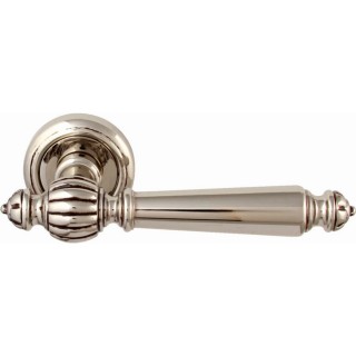 Дверная ручка на розетке 235 V Mirella Серебро + коричневый Дверная ручка на розетке 235 V Mirella Серебро + коричневый