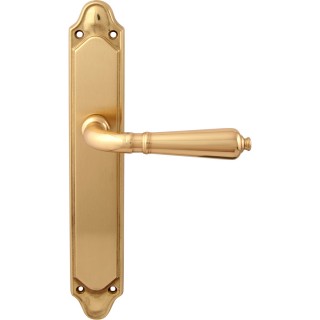 Дверная ручка на планке 130/158 Pass Antik Полированная латунь Дверная ручка на планке 130/158 Pass Antik Полированная латунь