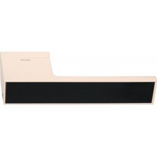 Дверная ручка на розетке Forme Icon 302 Белый матовый с вставкой венге Дверная ручка на розетке Forme Icon 302 Белый матовый с вставкой венге