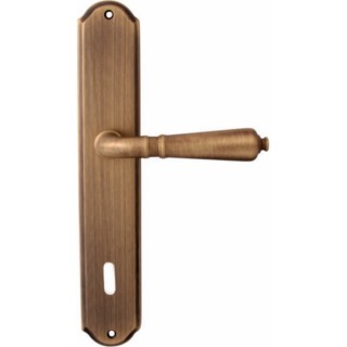Дверная ручка на планке Melodia 130/131 Cab Antik Матовая бронза Дверная ручка на планке Melodia 130/131 Cab Antik Матовая бронза