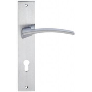 Дверная ручка на планке Forme 219/P06 Cyl Elettra	Матовый хром 