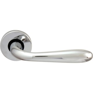Дверная ручка на розетке 115R Goccia Полированный хром Дверная ручка на розетке 115R Goccia Полированный хром