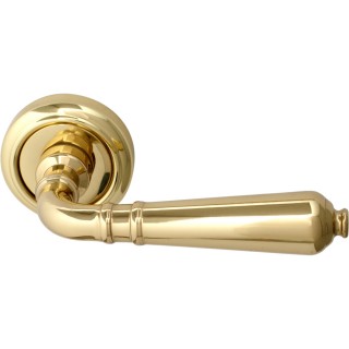 Дверная ручка на розетке 130 V Antik Полированная латунь Дверная ручка на розетке 130 V Antik Полированная латунь