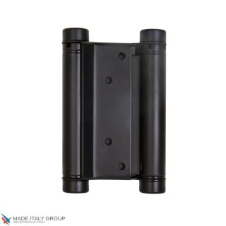 101NO100B2 Дверная петля барная пружинная двусторонняя ALDEGHI 100x33x37 мм матовый черный