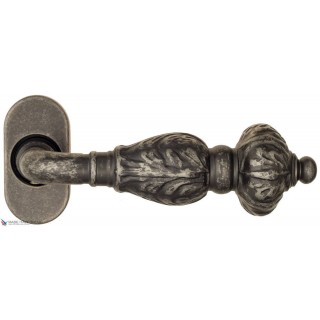 Дверная ручка для профильных дверей Venezia LUCRECIA EP античное серебро