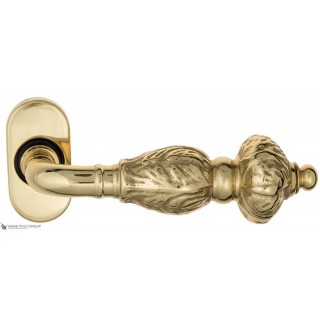 Дверная ручка для профильных дверей Venezia LUCRECIA EP полированная латунь