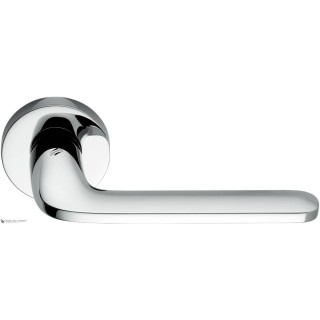 Дверная ручка на круглом основании COLOMBO Roboquattro ID41RSB-CR полированный хром