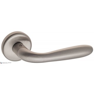 Дверная ручка на круглом основании COLOMBO Robot CD41RSB-NI матовый никель