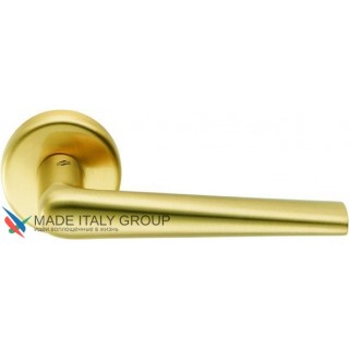 Дверная ручка на круглом основании COLOMBO Robotre CD91RSB-OM матовое золото PVD Дверная ручка на круглом основании COLOMBO Robotre CD91RSB-OM матовое золото PVD