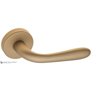 Дверная ручка на круглом основании Fratelli Cattini GOCCIA 7-KD золото крайола