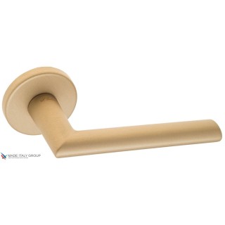 Дверная ручка на круглом основании Fratelli Cattini LINEA 2 7.7-KD золото крайола