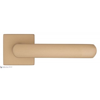 Дверная ручка на квадратном основании Fratelli Cattini NEVADA 8-KD золото крайола