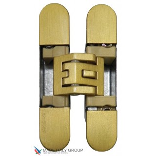 KUBICA 6400 DXSX, OS петля скрытая универсальная самоцентрующаяся МАТОВОЕ ЗОЛОТО (45 kg)