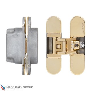 KUBICA 6700 DXSX, GOLD петля скрытая универсальная ЗОЛОТО (70 kg)