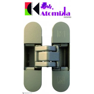 KUBICA K8060 ATOMIKA SLIM DXSX, NS петля скрытая универсальная МАТОВЫЙ НИКЕЛЬ (60 kg)