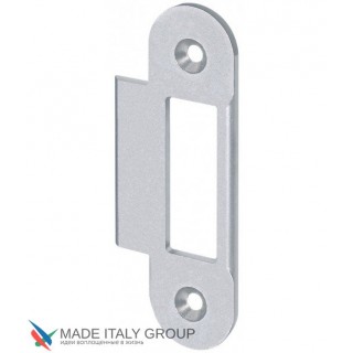 B01402.14.34 Ответная планка с квадратным язычком (под пласт. вкладыш Easy Matic)(мат. хром) B01402.14.34 Ответная планка с квадратным язычком (под пласт. вкладыш Easy Matic)(мат. хром)