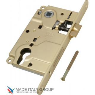 B01025.50.03 Замок межкомнатный (тех. упак.) под цилиндр 1ригель + защёлка AGB CENTRO (золото) B01025.50.03 Замок межкомнатный (тех. упак.) под цилиндр 1ригель + защёлка AGB CENTRO (золото)