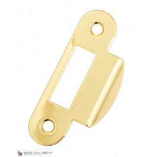 B01000.13.03 Ответная планка с загнутым язычком короткая (золото) B01000.13.03 Ответная планка с загнутым язычком короткая (золото)
