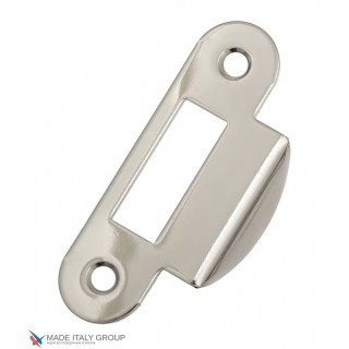 B01000.15.06 Ответная планка с загнутым язычком короткая (хром) B01000.15.06 Ответная планка с загнутым язычком короткая (хром)