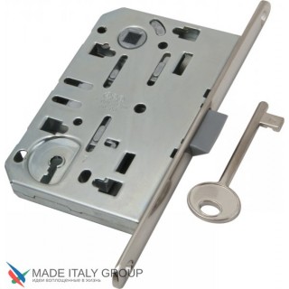 B01101.50.06 Замок межкомнатный (тех. упак.) под ключ буратино AGB MEDIANA EVOLUTION (хром) B01101.50.06 Замок межкомнатный (тех. упак.) под ключ буратино AGB MEDIANA EVOLUTION (хром)