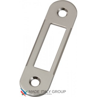 B01000.40.06 Ответная планка без язычка короткая (хром) B01000.40.06 Ответная планка без язычка короткая (хром)