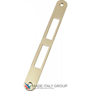 B01000.01.03 Ответная планка длинная без язычка (золото) B01000.01.03 Ответная планка длинная без язычка (золото)
