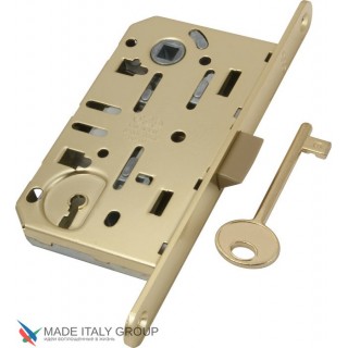 B01101.50.03 Замок межкомнатный (тех. упак.) под ключ буратино AGB MEDIANA EVOLUTION (золото) B01101.50.03 Замок межкомнатный (тех. упак.) под ключ буратино AGB MEDIANA EVOLUTION (золото)