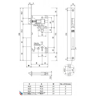 B00597.50.22 Замок межкомнатный (тех. упак.) под ключ буратино + защелка AGB GRAND (медь) B00597.50.22 Замок межкомнатный (тех. упак.) под ключ буратино + защелка AGB GRAND (медь)