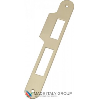 B01000.05.23 Ответная планка длинная с язычком прямым (матовое золото) B01000.05.23 Ответная планка длинная с язычком прямым (матовое золото)