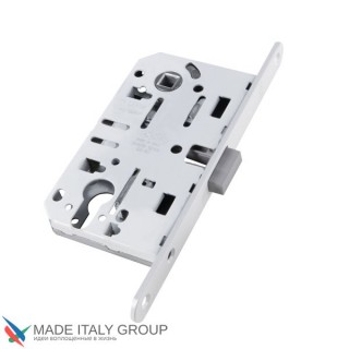 B06103.50.FM Замок межкомнатный (тех. упак.) под цилиндр AGB MEDIANA POLARIS (белый)