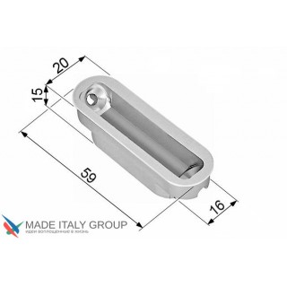 B02402.05.02 Ответная магнитная планка пластиковая MINIMAL для MEDIANA POLARIS (медь)