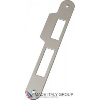 B01000.05.06 Ответная планка длинная с язычком прямым (хром) B01000.05.06 Ответная планка длинная с язычком прямым (хром)