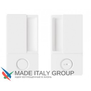 В30002.00.FM+В06132.50.FM Ручка WAVE для распашных дверей WC (белый) В30002.00.FM+В06132.50.FM Ручка WAVE для распашных дверей WC (белый)