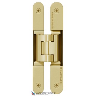 Петля скрытая универсальная TECTUS TE 240 3D N до 60 кг SIMONSWERK (SW047) латунь матовая