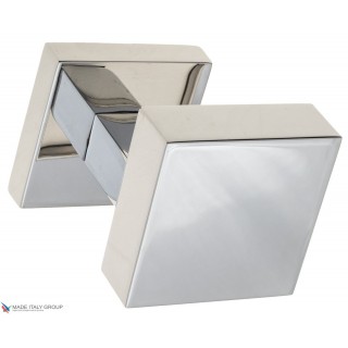 Ручка дверная кноб поворотная Fratelli Cattini KUBA DS 55x55 мм CR полированный хром 1шт.