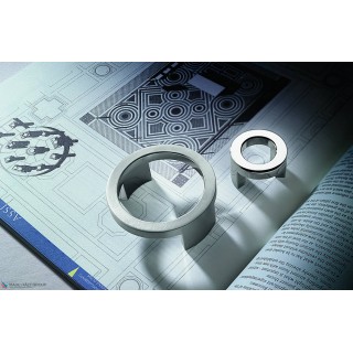 Ручка кнопка модерн COLOMBO DESIGN F517/3-CM матовый хром