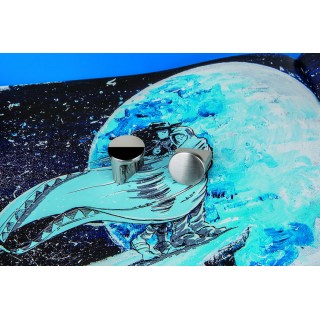 Ручка кнопка модерн COLOMBO DESIGN F535-CM матовый хром